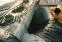 BH7 being moved to The Hovercraft Museum